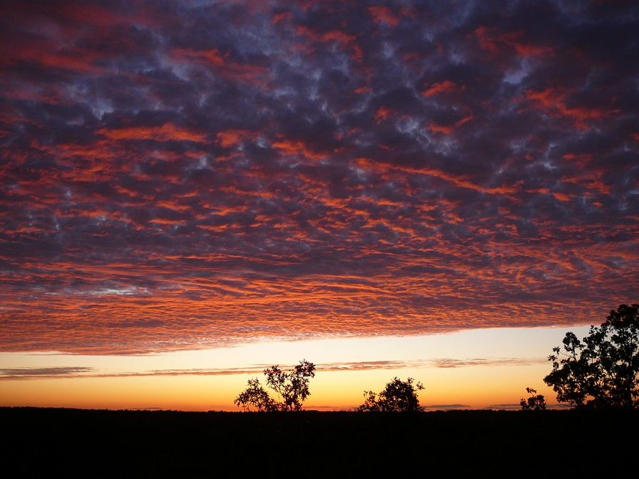 Skiatook, OK Sunset off the back porch Sept 2009 Skiatook photo, picture, image (Oklahoma) at