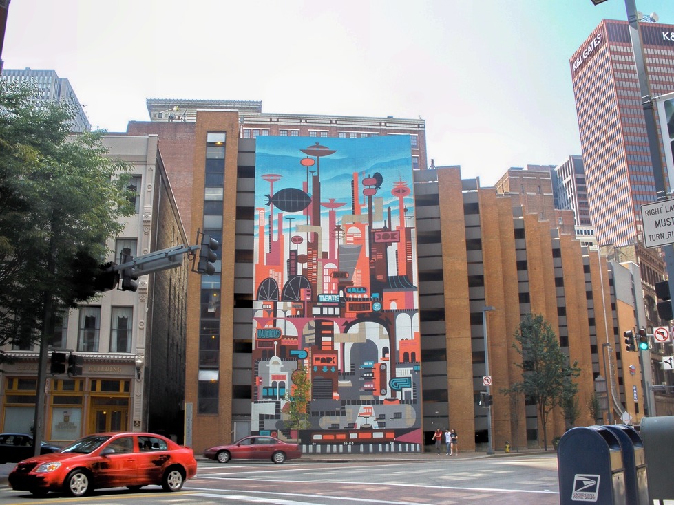 Pittsburgh, PA: Downtown art