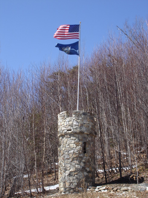 Groton, NH: Tower of the half moon