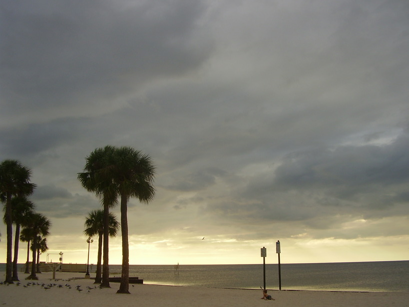 Weeki Wachee, FL: PINE ISLAND SUNSET ON A CLOUDY DAY