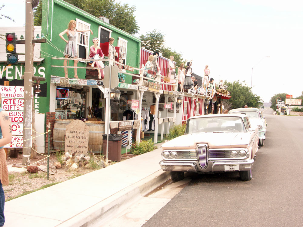 Seligman, AZ: Curios Shop on Route 66 in downtown Seligman