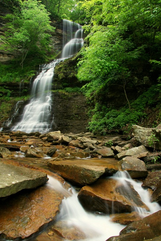 Gauley Bridge, WV: A capture of Catherdral Falls outside of Gauley Bridge