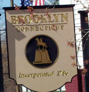 Brooklyn, CT: Historic Town Sign