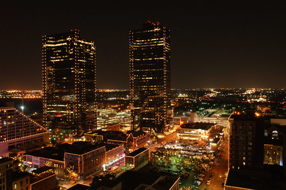 Fort Worth, TX: View from friend's condo in the Tower