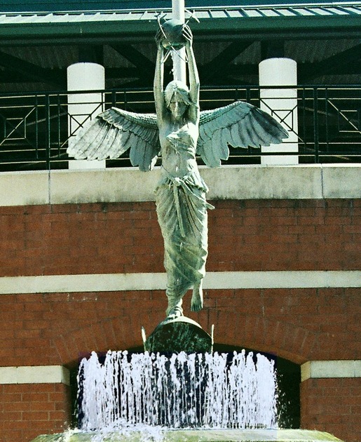 Savannah, GA: Memorial fountain at the Savannah Airport
