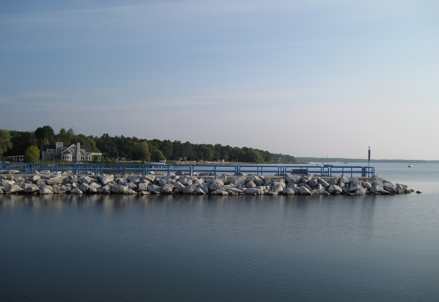 Northport, MI: Morning on the pier in Northport