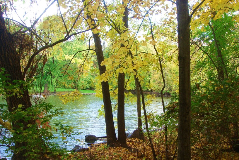 Lake Mills, WI: Lake Mills in the fall
