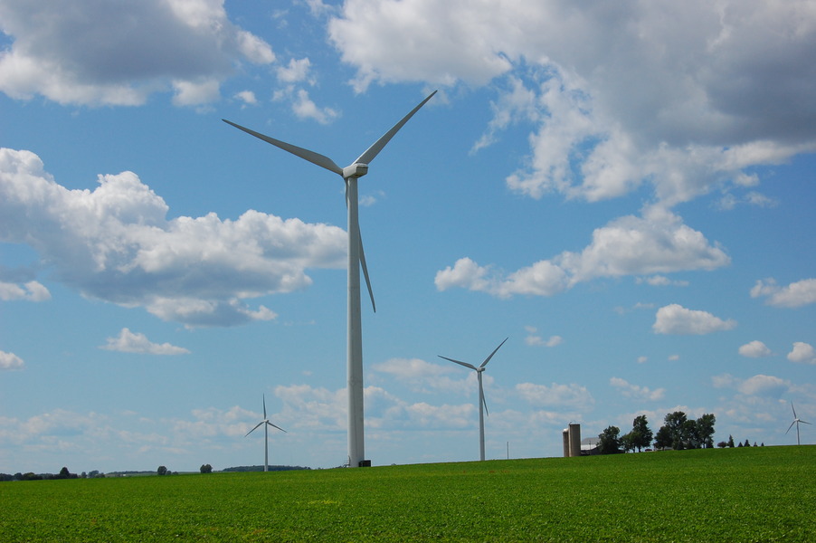 Bad Axe, MI: Wind farm near Bad Axe