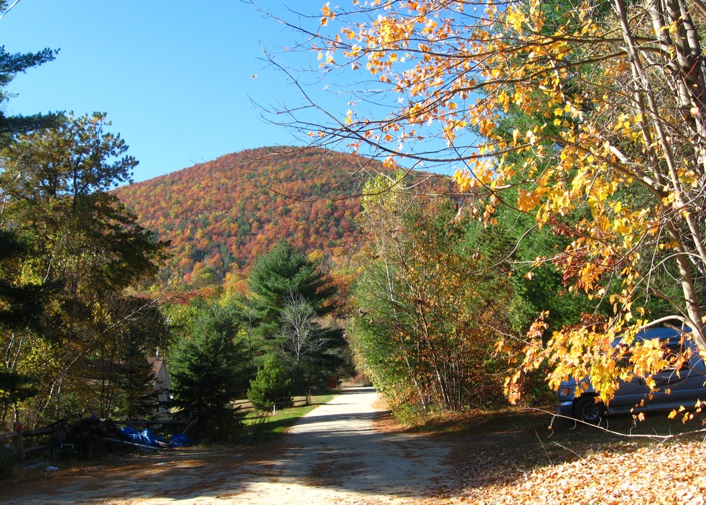 Brownfield, ME: Burnt Meadow Mountain from Swan Rd.