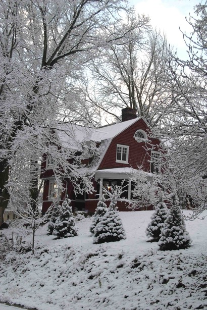 Williamsport, PA: "The Terraces" snowfall at 821 Fifth Ave. Williamsport PA