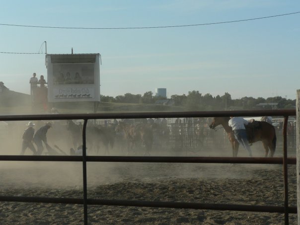 Circle, MT: annual town ranch rodeo