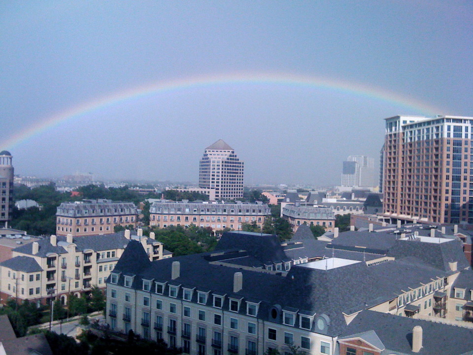 Dallas, TX: Rainbow over Uptown