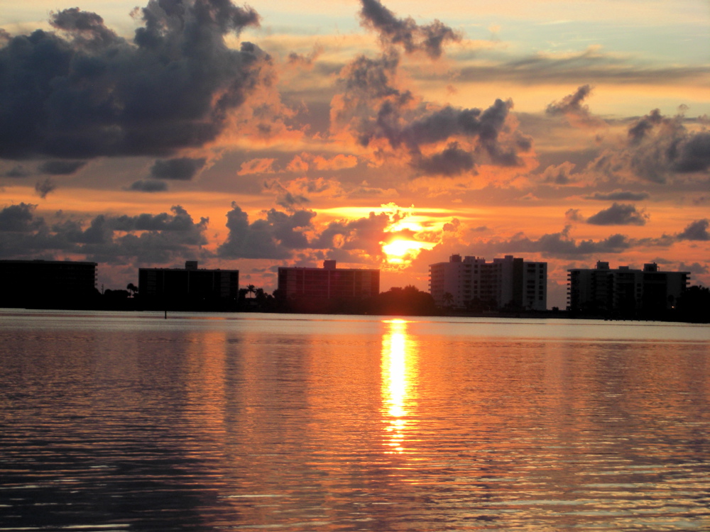 Lake Worth, FL : Outrageous sunrise taken from Lake Worth photo