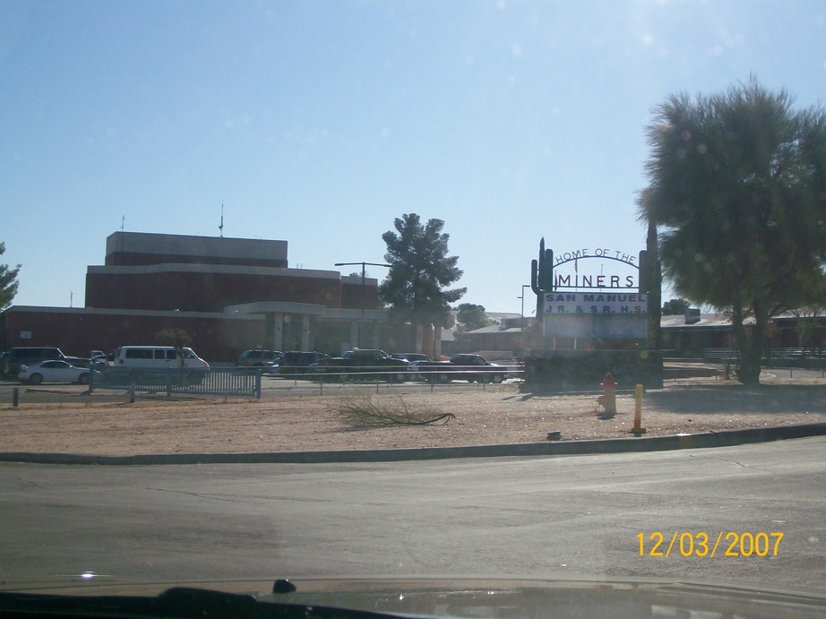San Manuel, AZ: San Manuel JR/SR High School "Home of the Miners"