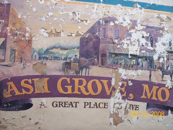Ash Grove, MO: PAINTING DOWNTOWN ASH GROVE IN ASH GROVE