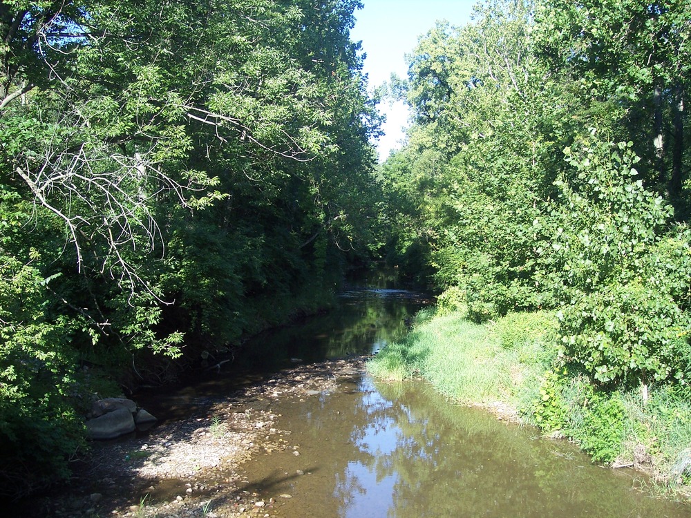 Mount Gilead, OH: the creek