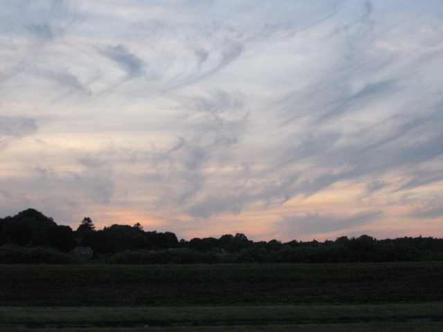 Newport, RI: Newport, RI - sky at sunset