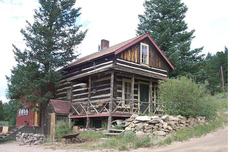 Gold Hill, CO: Log House