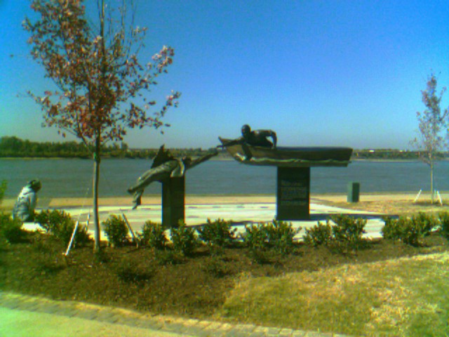 Memphis, TN: The New Tom Lee Monument at Tom Lee Park