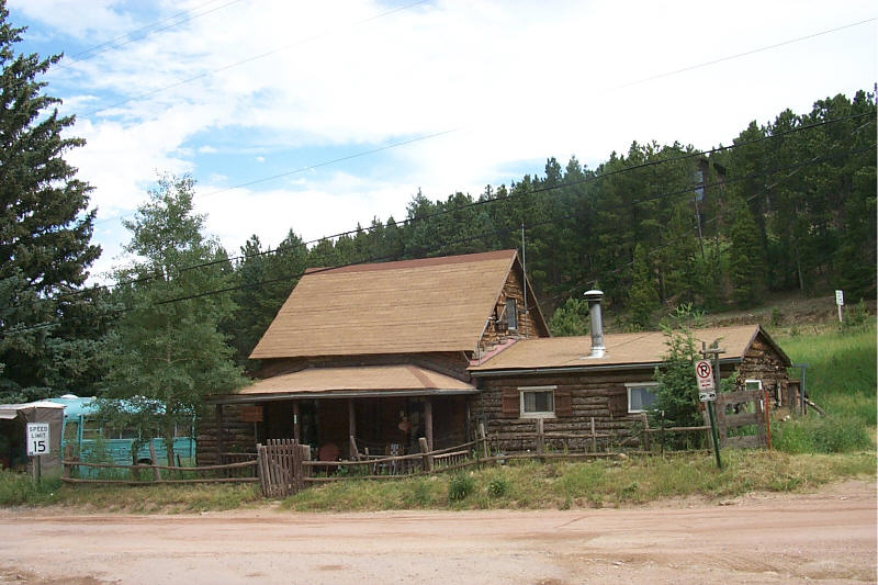 Gold Hill, CO: Log House