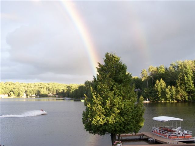 Wolverine, MI: Wildwood Lake End of the rainbow