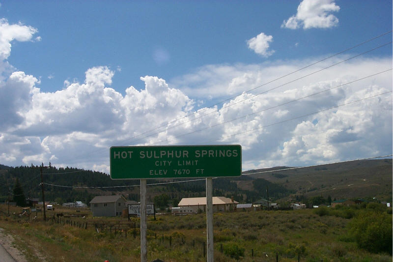 Hot Sulphur Springs, CO: City Limit