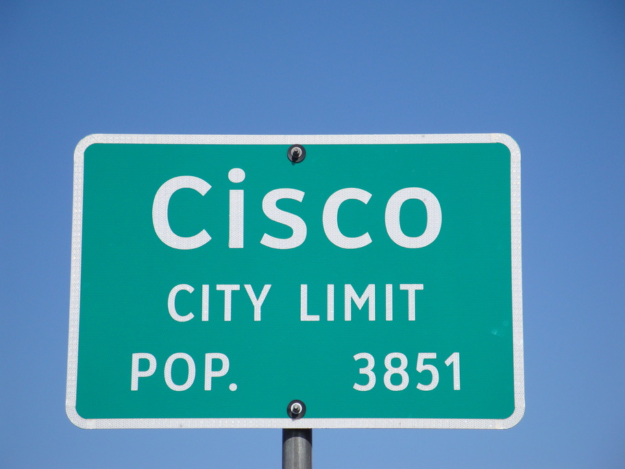 Cisco, TX Cisco City Limit Sign photo, picture, image (Texas) at city