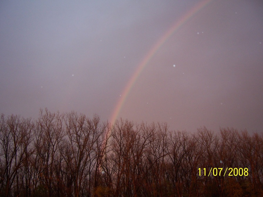 Castalia, OH: rainbow over resthaven