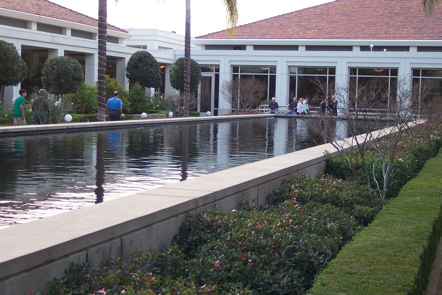 Yorba Linda, CA: Richard Nixon Library - Reflection Pool