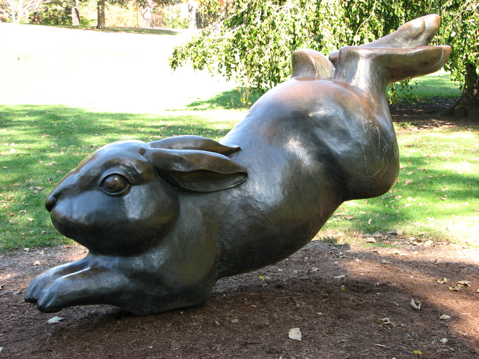 Westerly, RI: The Runaway Bunny - By Joan Binney Ross - Inspired by the Works of Margaret Wise Brown - Wilcox Park