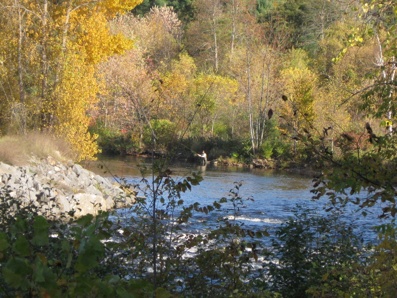 Au Sable Forks, NY: Fly fishing on the Au Sable River, Northern Adirondacks