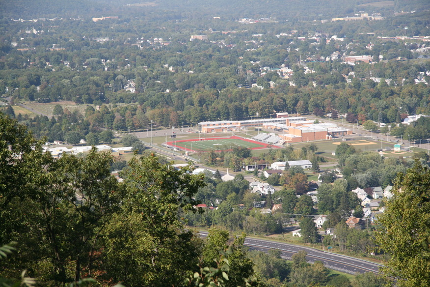 Athens, PA: the valley from round top park