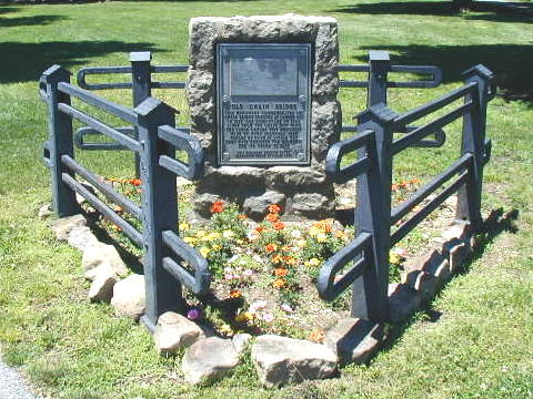 Palmerton, PA: Chain Bridge Memorial - S.E. Corner - Palmerton Town Park - Delaware Ave.