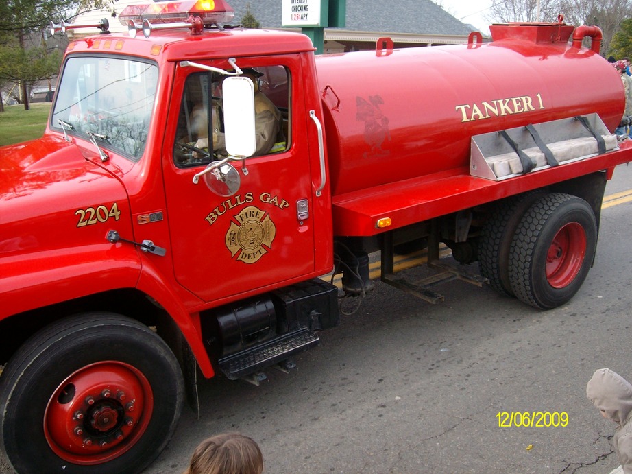 Bulls Gap, TN: Bulls Gap Parade, December, 2009...Bulls Gap Volunteer Fire Department