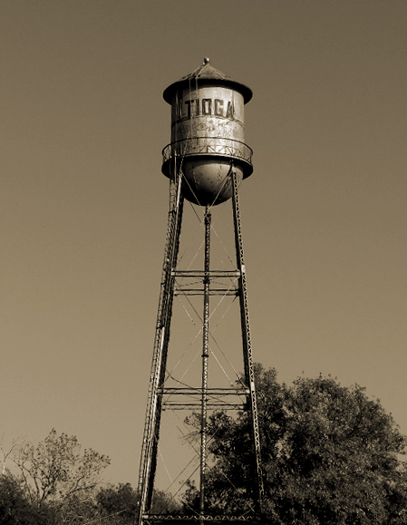 Tioga, TX: Tioga Water Tower