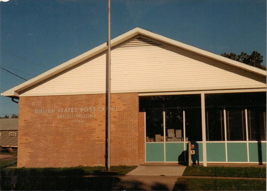 Brighton, IA POST OFFICE photo, picture, image (Iowa) at