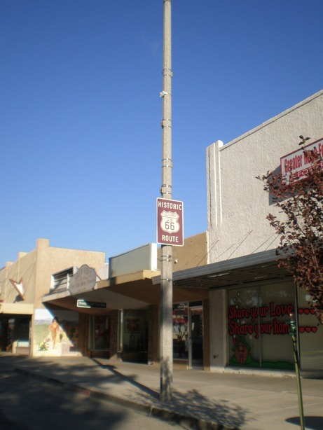 Barstow, CA: Route 66 Sign on one of Barstow's streets