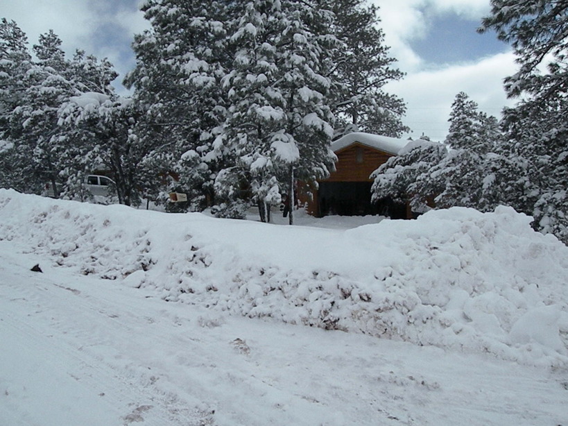 HeberOvergaard, AZ Our cabin after the big snow storm photo, picture