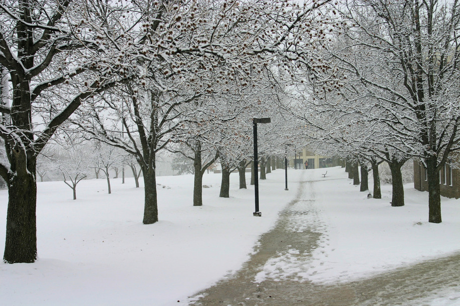 St. Joseph, MO: Missouri Western during the winter time