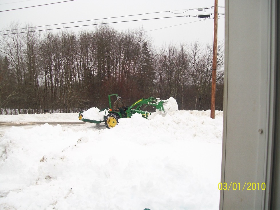 Pembroke, ME: Snow removal!