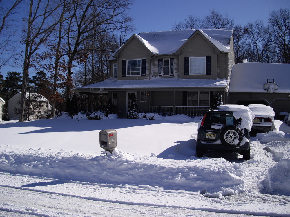 Vineland, NJ: Vineland, NJ after a record-breaking February of snowstorms! Taken 2/7/2010.