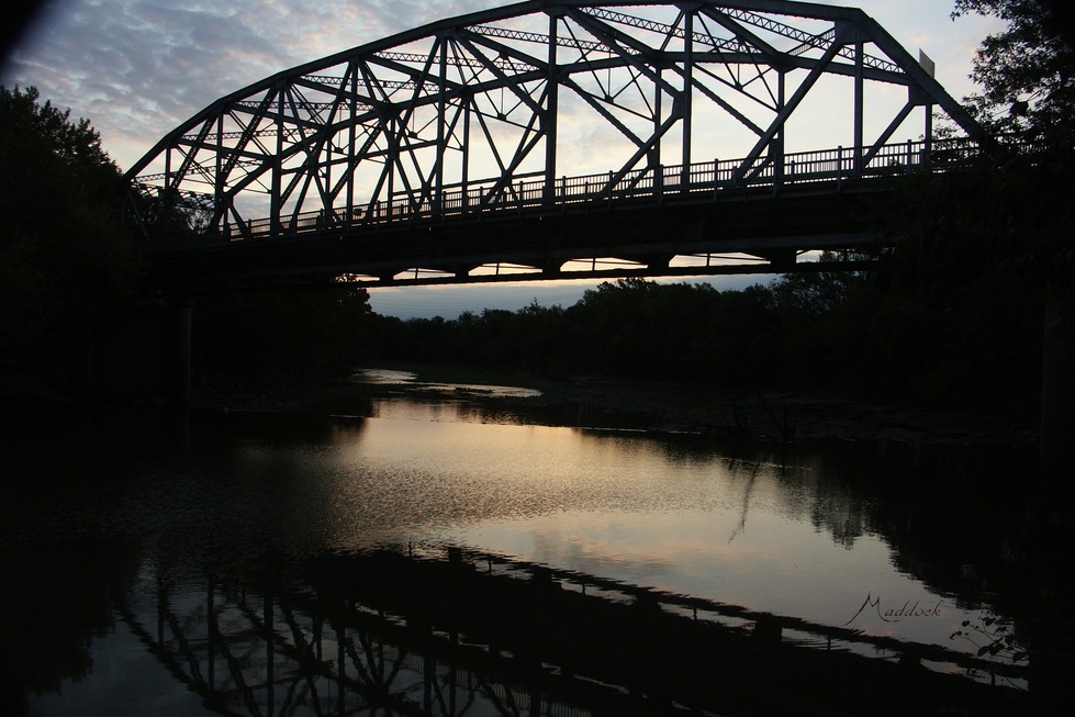 Bartlesville, OK: Cherokee Bridge over Caney River