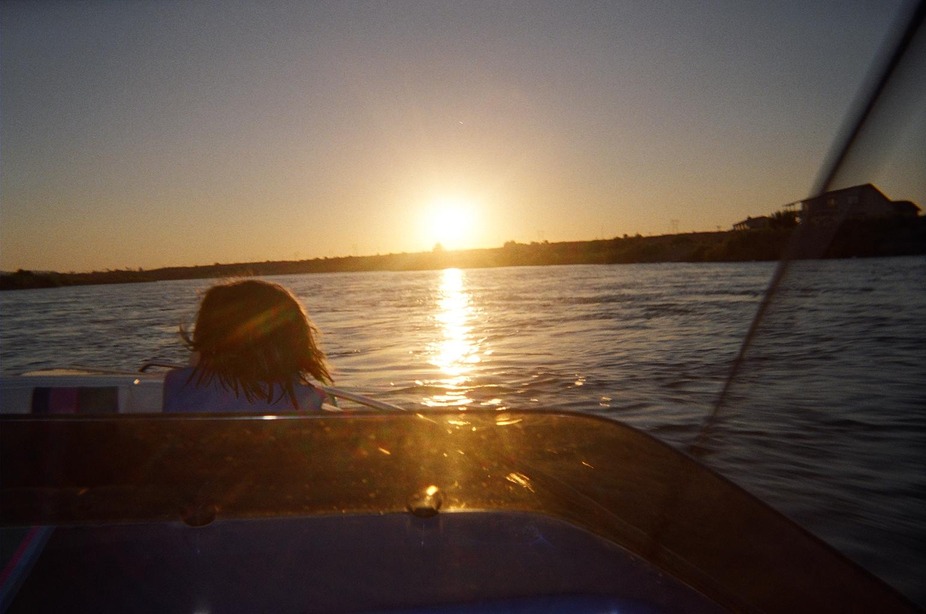Big River, CA boating at sunset photo, picture, image (California) at