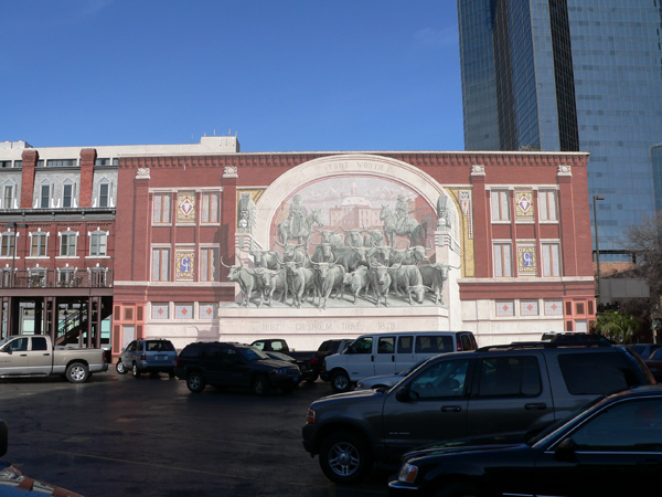 Fort Worth, TX: Mural in Sundance Square