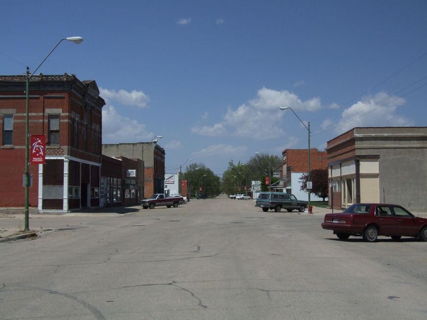 Harvard, NE : Main Street Harvard (Rush Hour) photo, picture, image