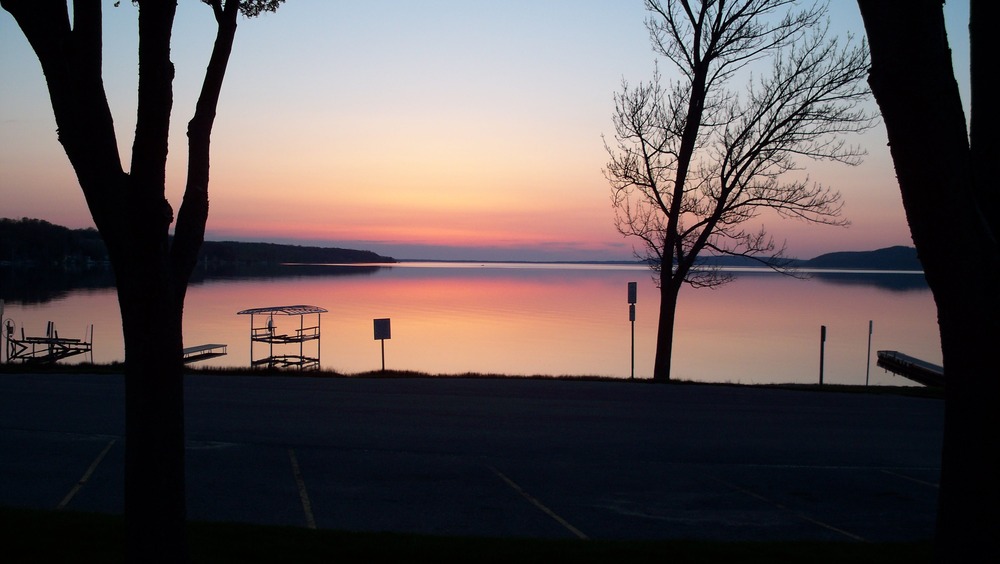 Beulah, MI: My view of Crystal Lake