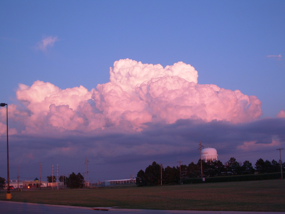 Fairbury, NE: Thunderhead clouds photo taken from Walmart Parking lot summer of 2009