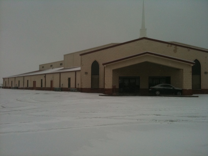 Plainview, TX: First Assembly of God 1300 N. I-27 Plainview Texas February Big Snow