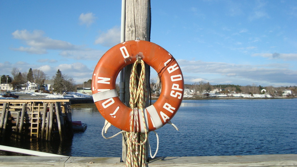 Searsport, ME: down by the pier