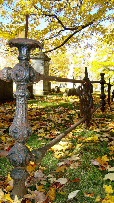 Belfast, ME: belfast cemetery in the fall